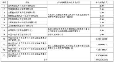合肥晶合集成电路股份有限公司首次公开发行股票并在科创板上市发行公告