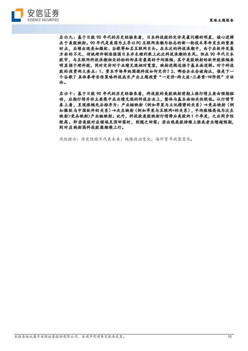 安信证券-基于日本经济与产业变迁深度思考和股市定价借鉴