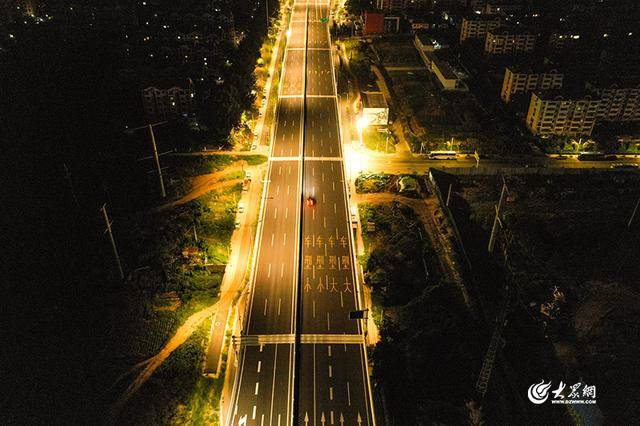 实拍!烟台最大、三层互通!港城西大街互通立交今日通车