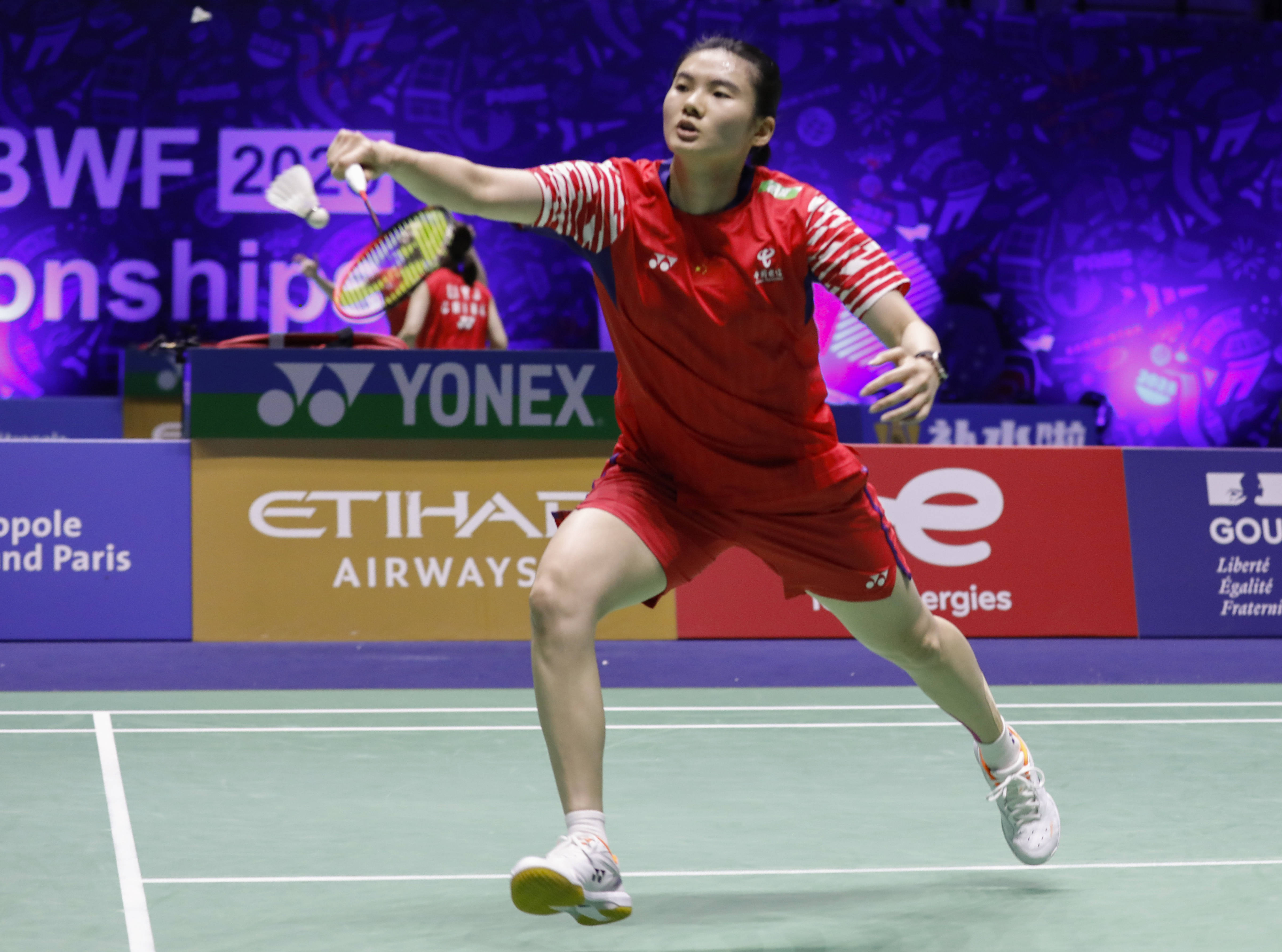 （体育）羽毛球——世锦赛：韩悦首轮晋级