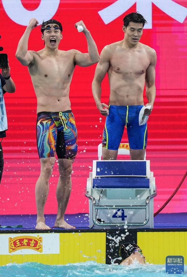 全运会丨浙江队夺得男子4X100米自由泳接力冠军