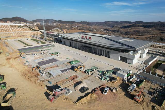 全力冲刺！西延高铁宜君站市政配套进入收尾阶段